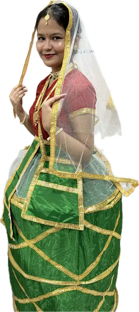 South Indian, Manipuri, Satriya Dance Costume